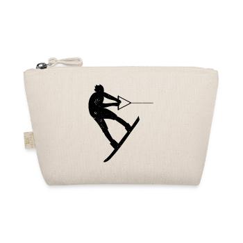 Wakeboarding Wakeboarder Wakesurfing - Organic Pouch - nature - Front