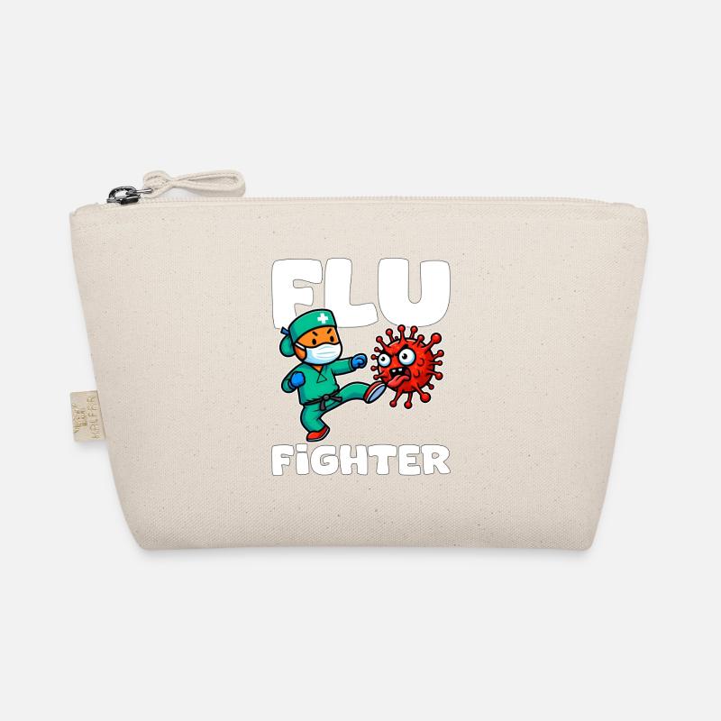 FLU FIGHTER - KRANKENSCHWESTER GESCHENK Bio-Täschchen