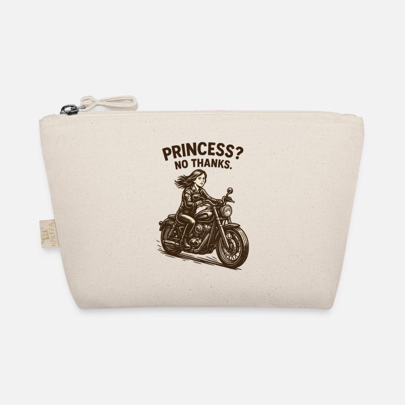 Princess? No Thanks Motorcyclist Organic Pouch