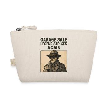 Garage Sale Legend Strikes Again Retro Flea Market - Organic Pouch - nature - Front