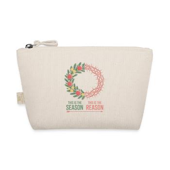 This Is The Season This Is The Reason Christmas - Organic Pouch - nature - Front