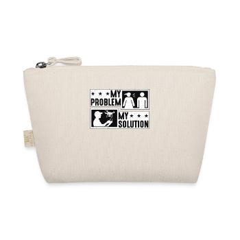 Drone Enthusiast My Problem My Pictogram Dad Mom - Organic Pouch - nature - Front