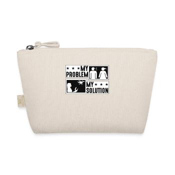 Drone Enthusiast My Problem My Pictogram Mom Dad - Organic Pouch - nature - Front