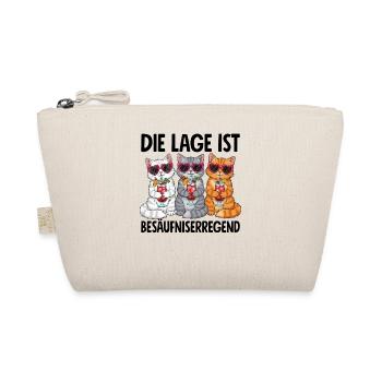 Die Lage Ist Besäufniserregend - Bio-Täschchen - Natur - Vorne