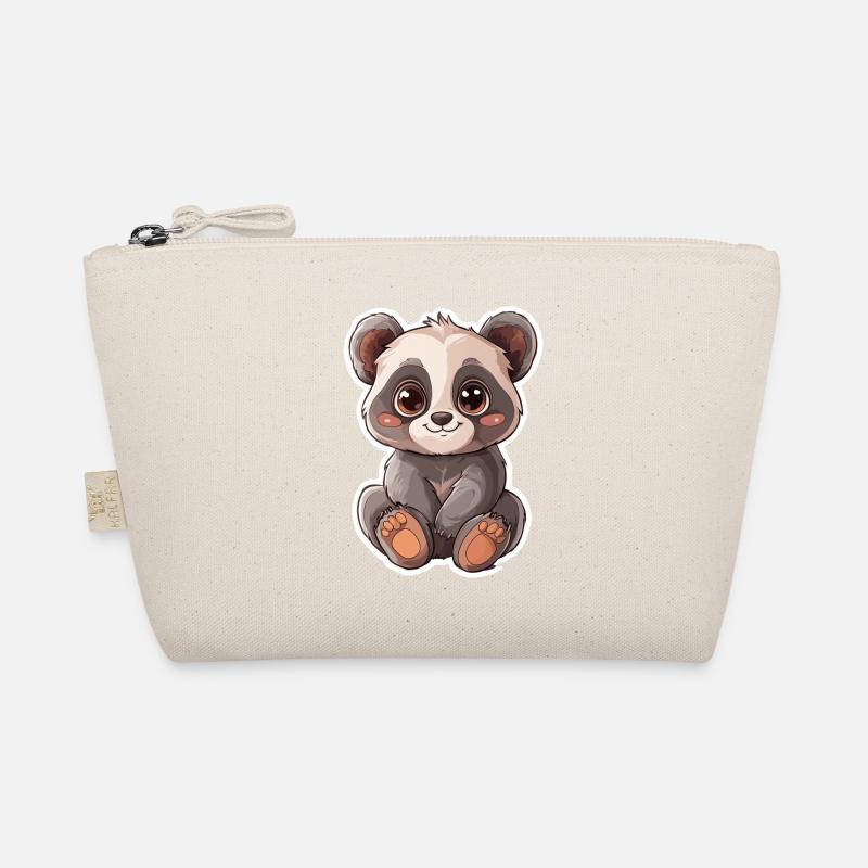 Süsser Pandabär Bio-Täschchen