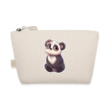 Ours panda mignon – Cadeau pour les enfants - Trousse biologique - nature - Devant