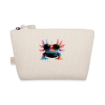 Axolotl Small Newt Tail Tail Cute Axolotl - Organic Pouch - nature - Front