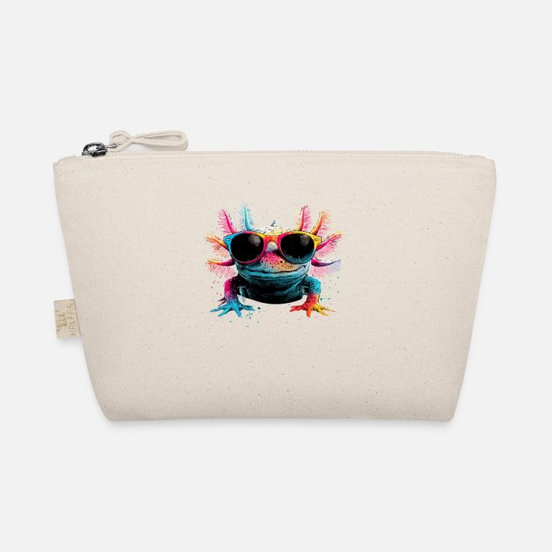 Axolotl Small Newt Tail Tail Cute Axolotl Organic Pouch