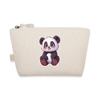 Ours panda mignon - Trousse biologique - nature - Devant