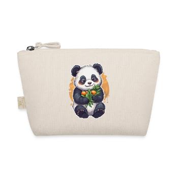 Ours panda mignon – Cadeau pour les enfants - Trousse biologique - nature - Devant