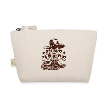 Line dance - Linedancing Country Fan - Gift - Organic Pouch - nature - Front