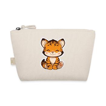 Tigre mignon - Idée cadeau amusante pour les enfants - Trousse biologique - nature - Devant