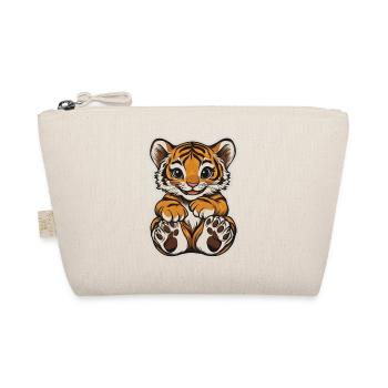 Tigre mignon - Idée cadeau amusante pour les enfants - Trousse biologique - nature - Devant