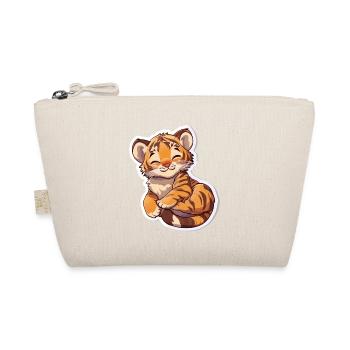 Tigre mignon - Idée cadeau amusante pour les enfants - Trousse biologique - nature - Devant