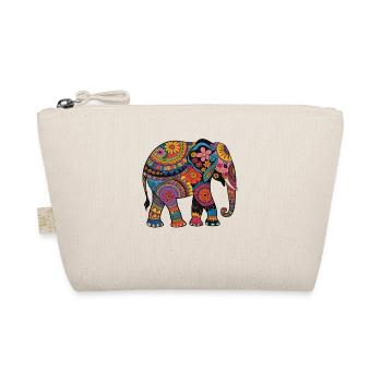 Elefant Rüsseltier Afrika Safari Wildnis Elefanten - Bio-Täschchen - Natur - Vorne