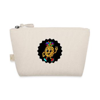 Colorful Rainbow Pineapple - Peace - Organic Pouch - nature - Front