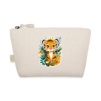 Tigre mignon - Idée cadeau amusante pour les enfants - Trousse biologique - nature - Devant