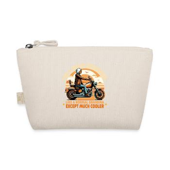 Oma Biker Ride Neuheit Design - Bio-Täschchen - Natur - Vorne