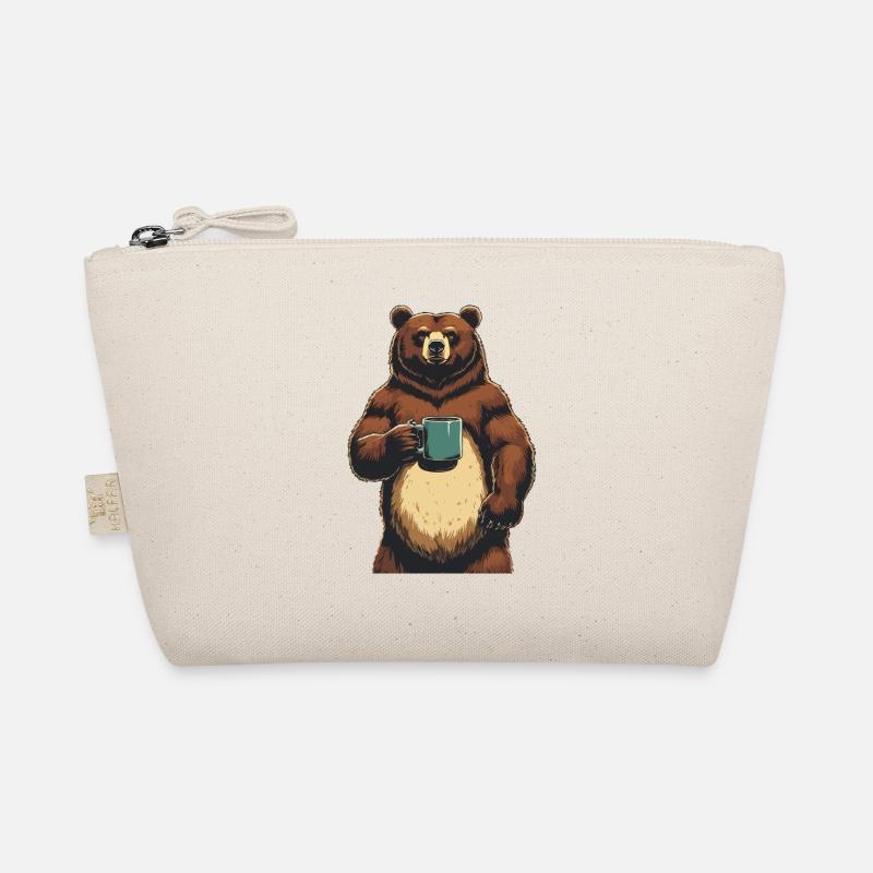 Grim Bear Coffee Mug Funny Bear Coffee Organic Pouch