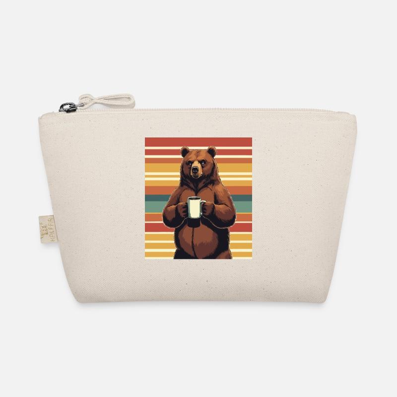 Grim Bear Coffee Mug Bears Coffee Tired Organic Pouch