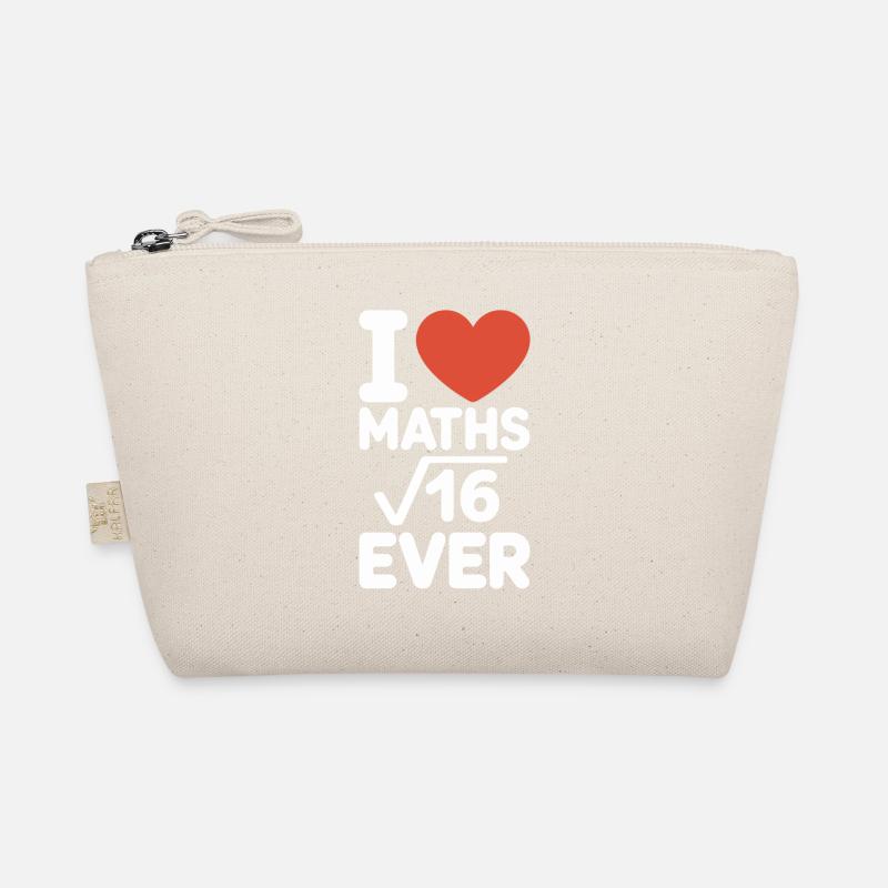 Math I Love Maths Math Nerd Math Teacher Organic Pouch