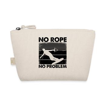 Funny Wakeboarding - No Rope No Problem - Bio-Täschchen - Natur - Vorne