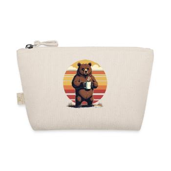 Grim Bear Coffee Mug Bears Coffee Tired - Organic Pouch - nature - Front