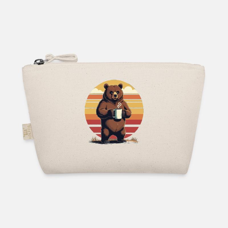 Grim Bear Coffee Mug Bears Coffee Tired Organic Pouch