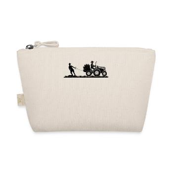 Funny Wakeboarding Farmer Watersports Wakeboarding - Organic Pouch - nature - Front