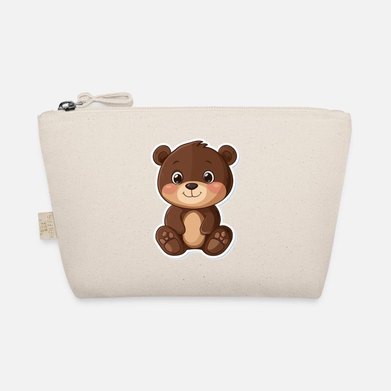 Cute Bear – Gift Idea for Forest & Animal Fans Organic Pouch