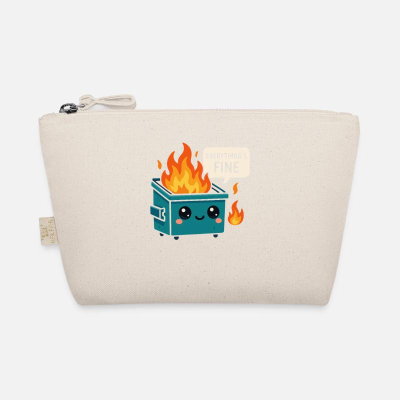 Dumpster Fire Meme Organic Pouch