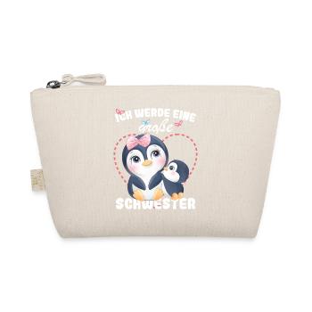 Announcing offspring I'm going to be a big sister in 2027 - Organic Pouch - nature - Front
