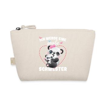 Announcing offspring I'm going to be a big sister in 2027 - Organic Pouch - nature - Front