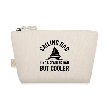 Sailing Saying Dad Dad Sailor Sailing Gift - Organic Pouch - nature - Front