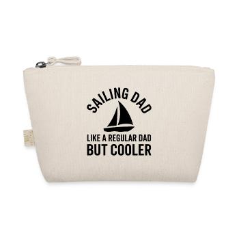 Sailing Saying Dad Dad Sailor Sailing Gift - Organic Pouch - nature - Front