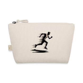 RUN AWAY FROM - Organic Pouch - nature - Front