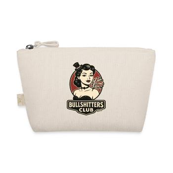Dame rétro avec plume et chapeau haut de forme - Trousse biologique - nature - Devant