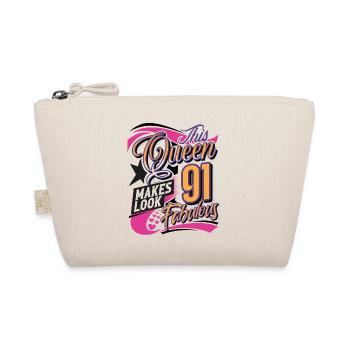 91e anniversaire Reine Femmes - Trousse biologique - nature - Devant