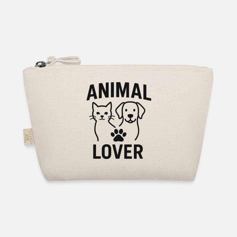 Animal and Cat Lover Design Organic Pouch