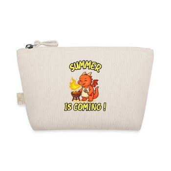 Summer is coming! - Barbecue humor - cute dragon - Organic Pouch - nature - Front