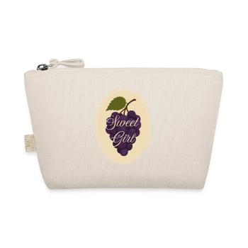 Sweet Girl - Trauben Retro Beeren Design - Bio-Täschchen - Natur - Vorne