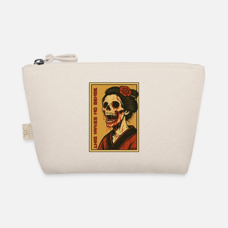 That doesn't make sense: Skeleton Geisha with kimono Organic Pouch