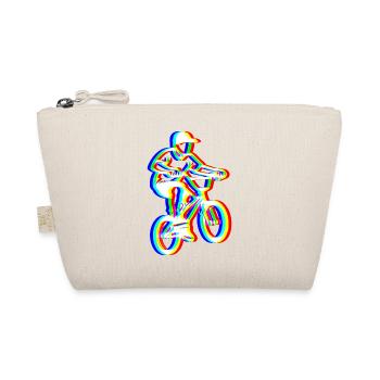 Glitch BMX – Extreme Fahrt - Bio-Täschchen - Natur - Vorne