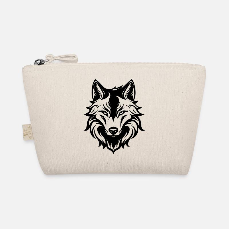 Conception de la silhouette de loup majestueux Trousse biologique