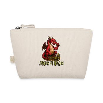 Ham is Dragon - Geek Humor / Gamer / RPG - Bio-Täschchen - Natur - Vorne