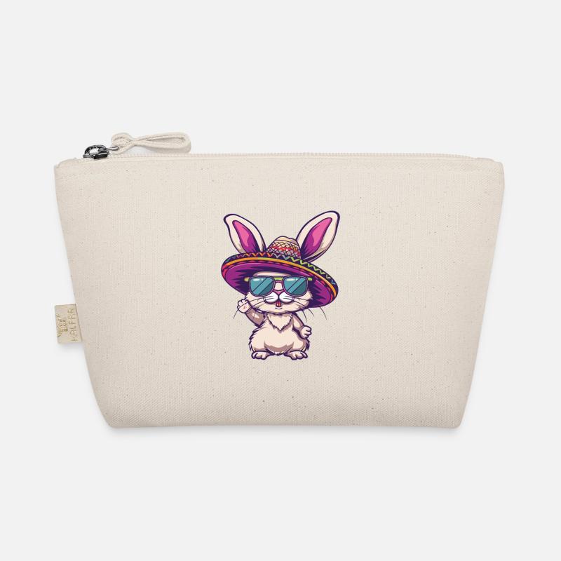 Lapin Bande Dessinée Drôle Sombrero Trousse biologique
