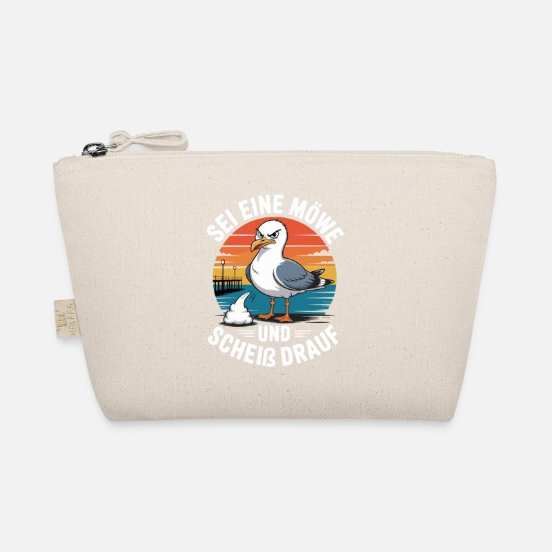 Sei Eine Möwe und Scheiß drauf Bio-Täschchen