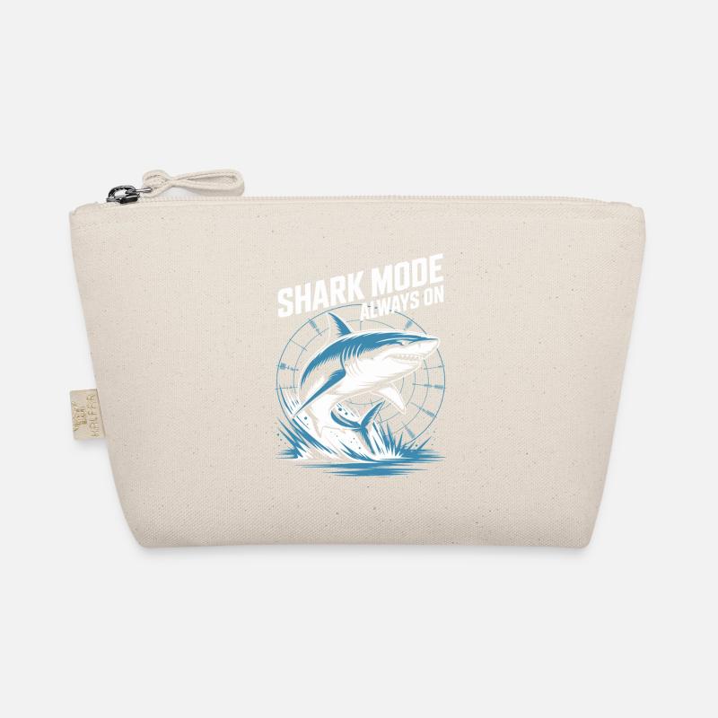 Shark Mode Always On Maritime Design Organic Pouch