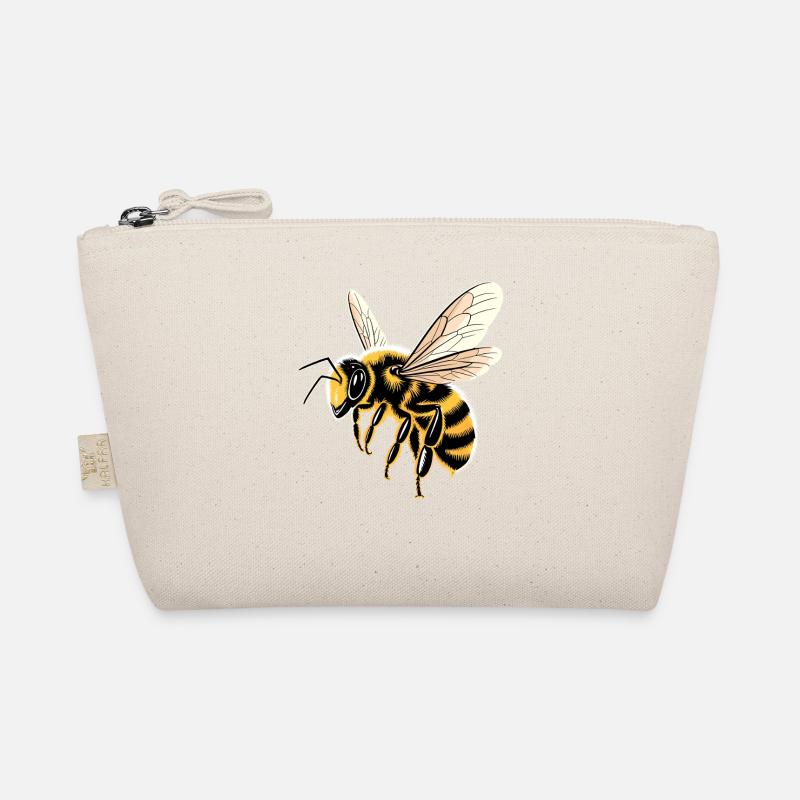 bees beekeeper honey beekeeper bees cute bee Organic Pouch