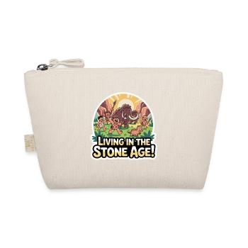 CAVE PEOPLE, LIVING IN THE STONE AGE - Organic Pouch - nature - Front